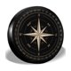 thumbnail image 1 of Funda de neumático de repuesto Compass Rose Black para remolque, autocaravana, SUV de 15 pulgadas, 1 of 6