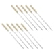 thumbnail image 1 of 10 Uds Brochetas Kabob Accesorio De Barbacoa De Acero Inoxidable Para Salchichas Carne Perritos Calientes 60cm, 1 of 5