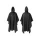 thumbnail image 3 of Poncho impermeable militar, poncho lluvia capa lluvia color negro, 3 of 3