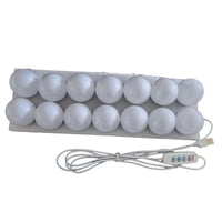 Ioensy - Vanity Bulbs Espejo De Maquillaje Montado En La Pared Ajustable Para Maquillaje Vanity Stick