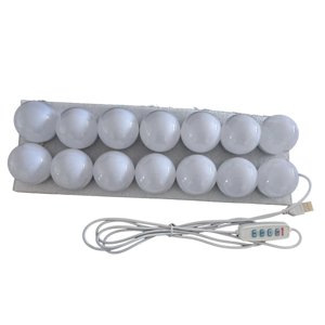 Ioensy - Vanity Bulbs Espejo De Maquillaje Montado En La Pared Ajustable Para Maquillaje Vanity Stick