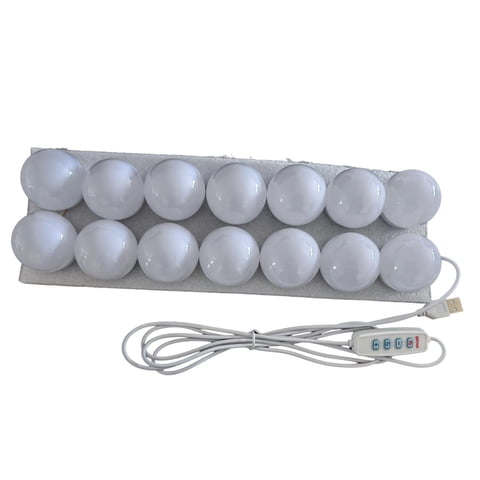 Ioensy - Vanity Bulbs Espejo De Maquillaje Montado En La Pared Ajustable Para Maquillaje Vanity Stick