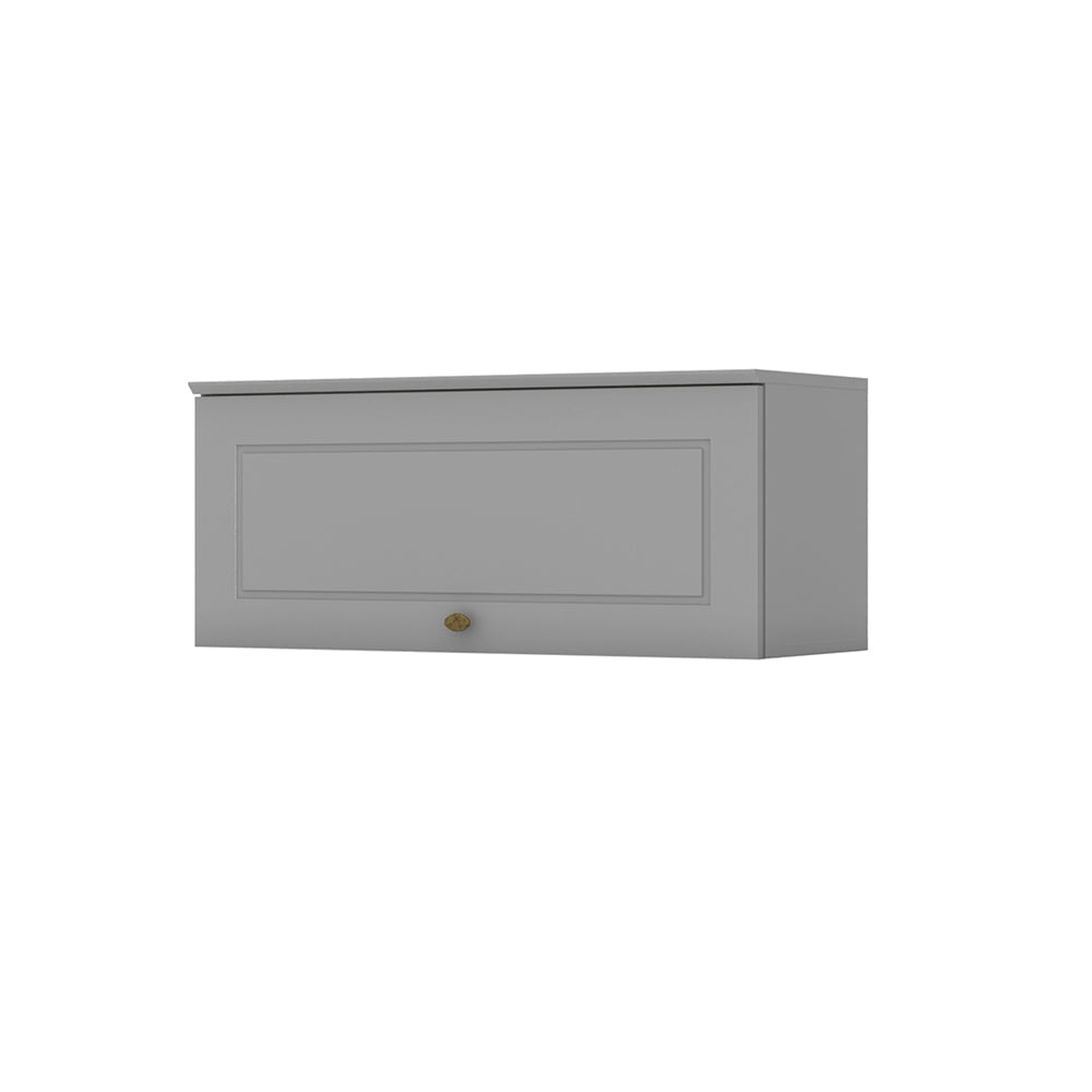 Mueble Aéreo 1p 80cm Americana Gris Home Mobili