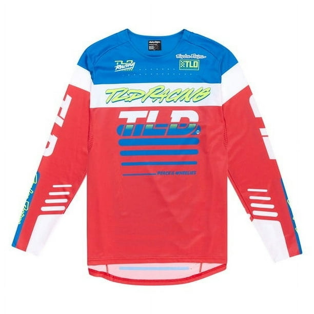 Polera troy lee sprint fifty-50 fiery red
