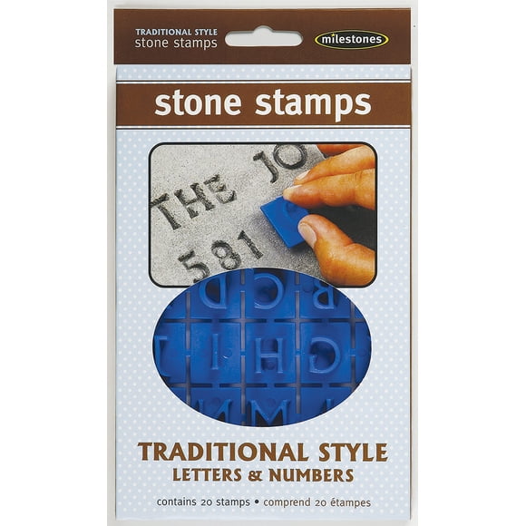Sellos de letras tradicionales para piedras de paso Midwest Products