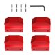 thumbnail image 4 of 4 Almohadillas De Elevación Para Gato, Duraderas, Premium, Color Rojo Para Chevrolet Camaro, La Sexta Generación, 4 of 5