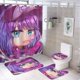 thumbnail image 1 of Set de Cortina de Ducha 4 Piezas Gacha Life Desmarcar, 1 of 6