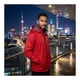 thumbnail image 1 of Chaqueta Cortaviento Con Forro De Polar Impermeable Roja Cuello Desmontable, 1 of 6