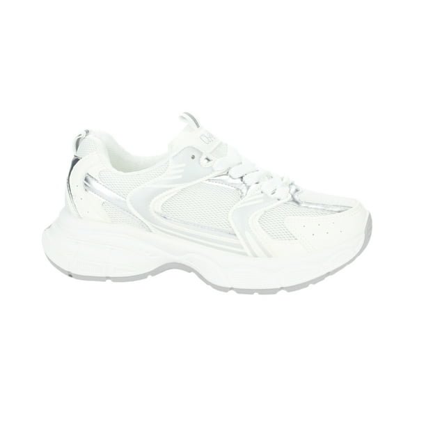 Zapatilla Chalada Mujer New-5 Blanco Plata Urbano