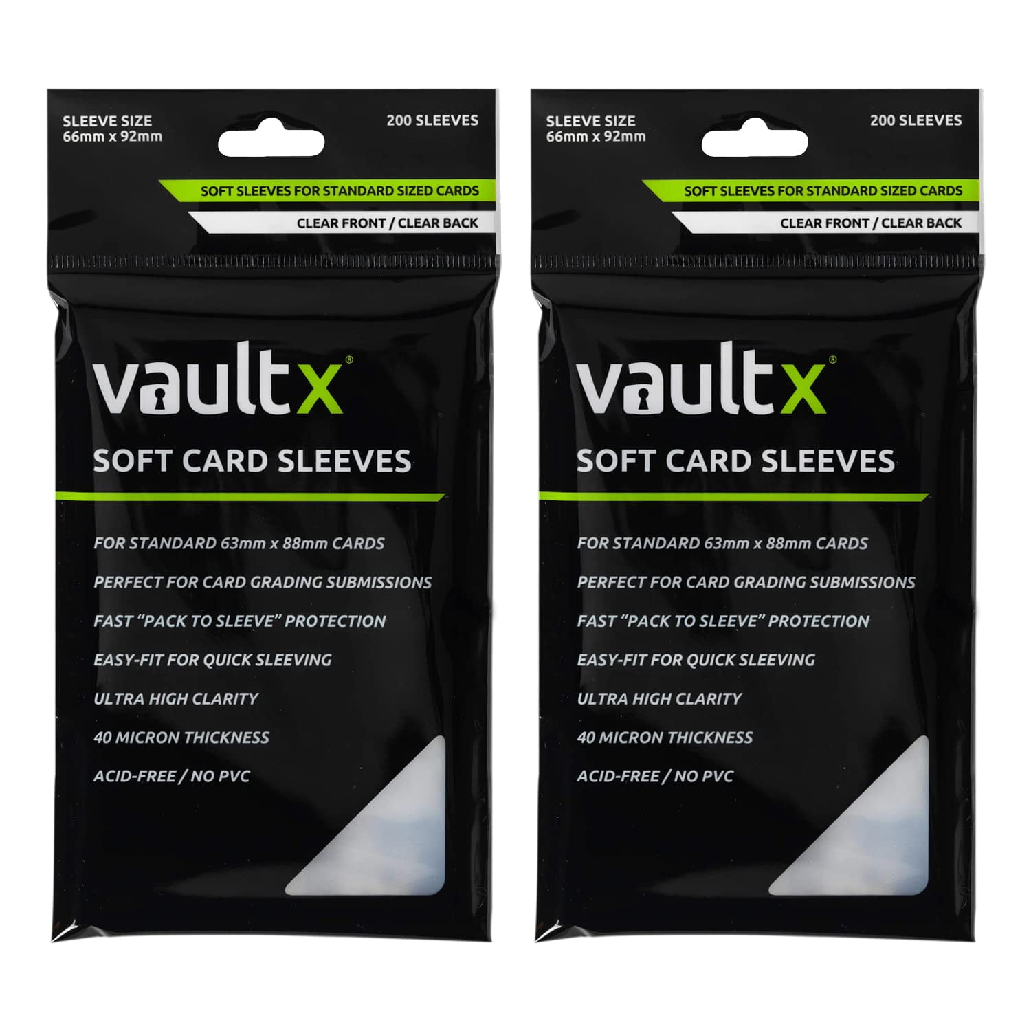Fundas Para Cartas Vault X Soft Penny (paquete De 400) Para Cartas Coleccionables