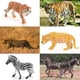 thumbnail image 4 of Juego de 14 figuras de juguete BOLZRA Safari Animals para niños pequeños, 4 of 7