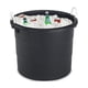 thumbnail image 5 of Cubo de almacenamiento HOMZ grande de plástico de 64 litros con asas de cuerda, paquete de 2, 5 of 7