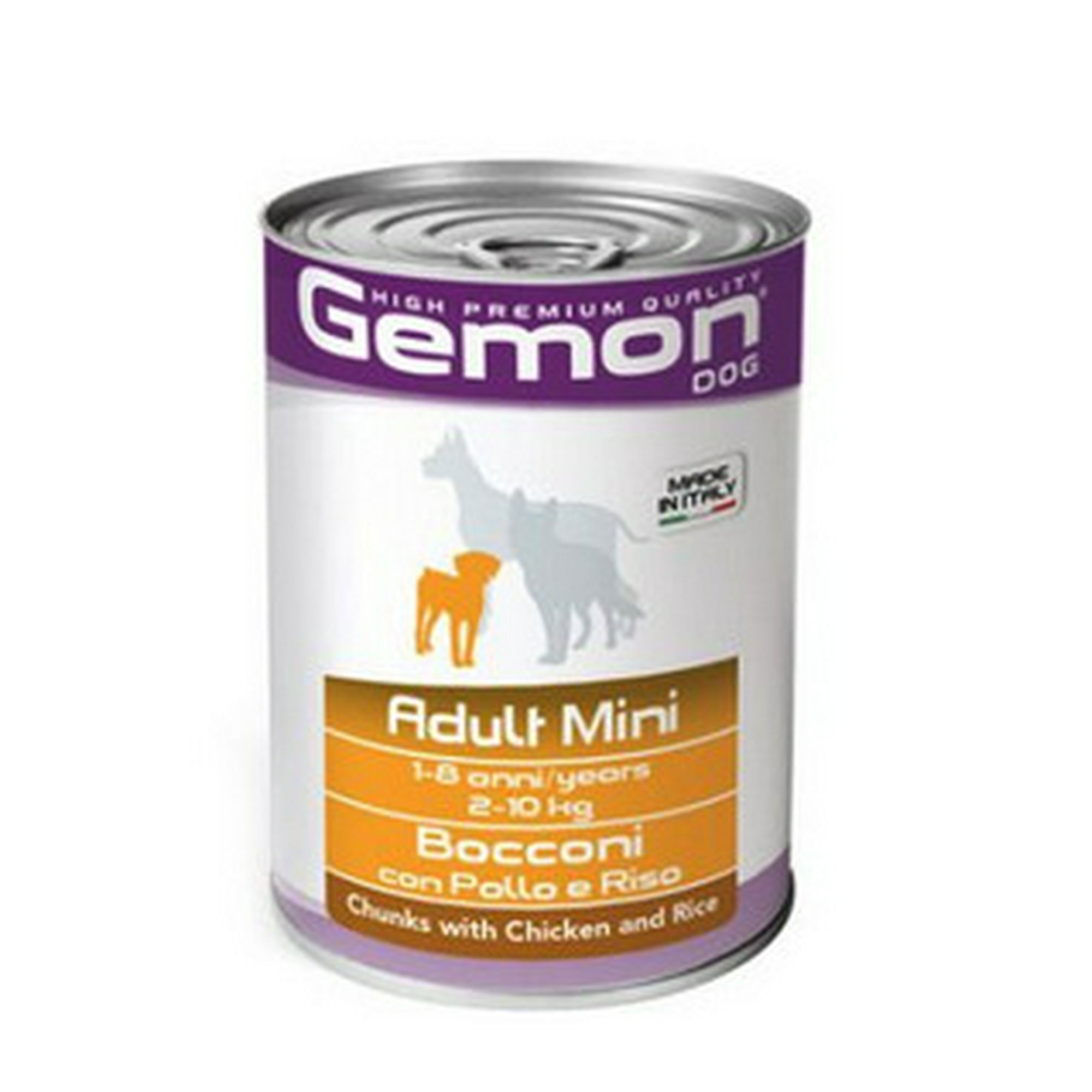 Gemon - Lata Para Perros De Pollo Y Arroz 415gr