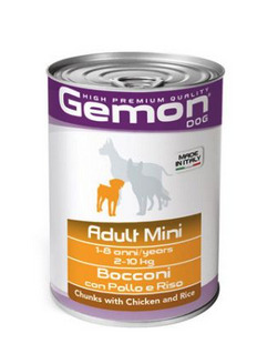 Gemon - Lata Para Perros De Pollo Y Arroz 415Gr