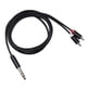 thumbnail image 5 of Audio Metal Jack Estéreo De 3,5 Mm A 2 RCA Cable De Teléfono 6,35 Mm A 2RCA Cable 1,5 M, 5 of 5