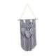 thumbnail image 2 of Tapiz Colgante De Pared De Macramé Con Borlas De Hojas, Adorno De Pared Elegante Para Telón De Fondo, Gris, 2 of 3