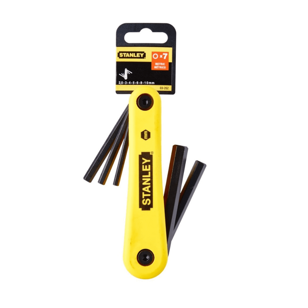 Stanley - Llave Allen Juego 7 Pzas 2 5 10mm (59 252)