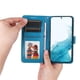 thumbnail image 5 of Funda tipo cartera FOXDOCK para Samsung Galaxy A54 5G , diseño girasol en relieve, cuero PU, cierre magnético, soporte y tarjetero, 5 of 5
