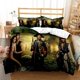 thumbnail image 1 of 3d Bedding Set Pirates of the Caribbean Quilt Duvet Cover Pillowcase Bed Set For children and adults Bed Sheets, 1 of 5