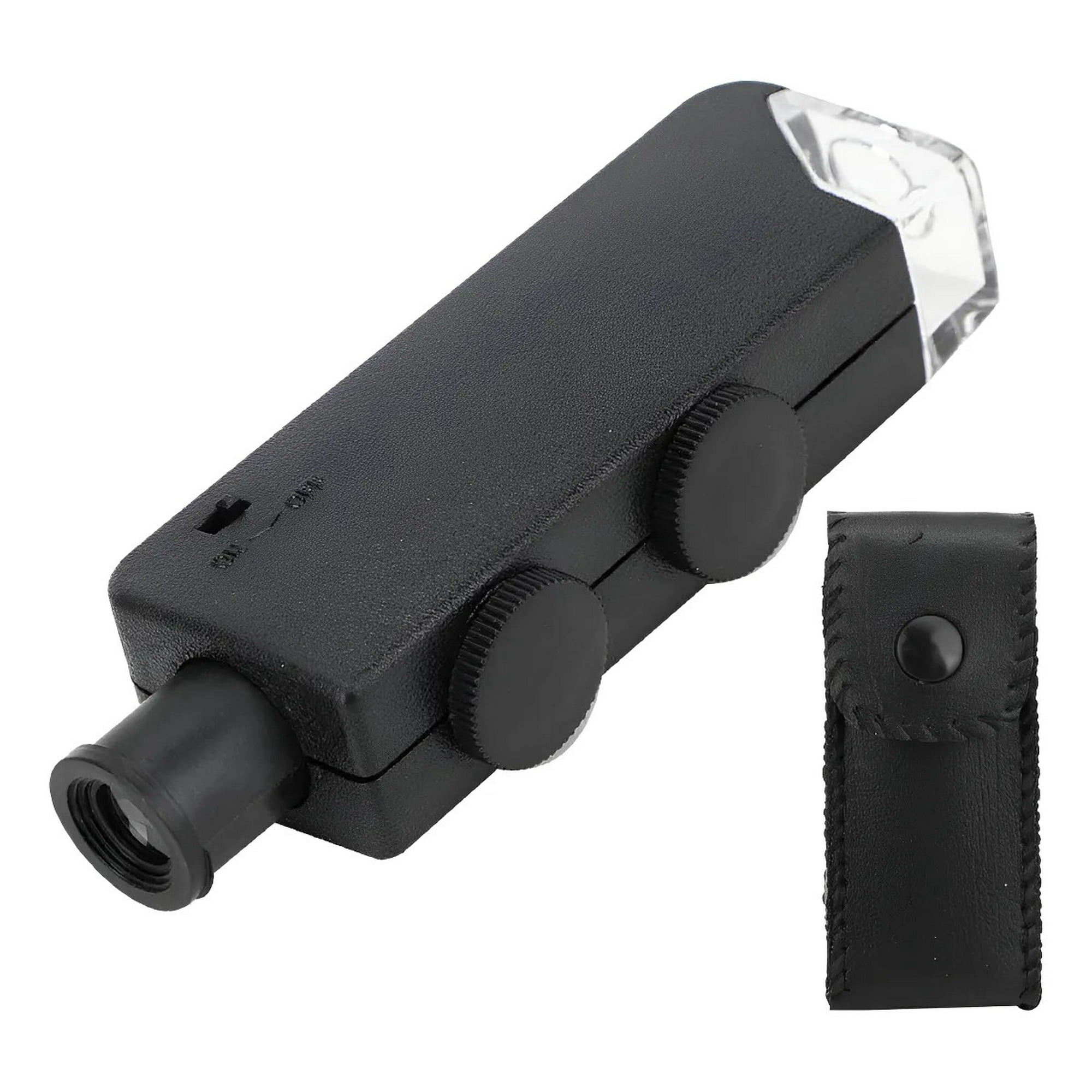 Genérica - Mini Microscopio 100x De Bolsillo Enfoque Ajustable Con Luz Led