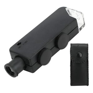 Genérica - Mini Microscopio 100X De Bolsillo Enfoque Ajustable Con Luz Led