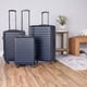 thumbnail image 3 of Maleta Carry On Protege Vacationer 20 Rígida Expandible Azul, 3 of 3