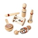 thumbnail image 2 of 5x Juguetes Para Bebés De Madera Anillos De Madera De Madera Sonajeros De Madera De Madera Para Edades De 6 A 12 Meses, 2 of 5