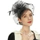 thumbnail image 5 of Elegant Fascinators Hat for Women - Perfect for Tea Parties, Kentucky Derby, Weddings, and Cocktail Parties - Features Mesh, Feathers, and Flower Decorations, 5 of 5