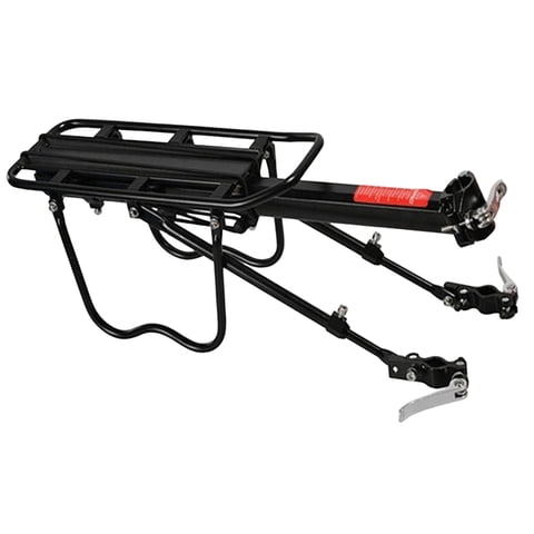 Ioensy - Portaequipajes Trasero Para Bicicleta De Liberación Rápida Con Reflector De Fácil Instalación De Aleación De Aluminio