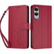 thumbnail image 3 of Funda Cartera Trébol para Samsung Galaxy S25 Edge con Ranuras Tarjetas y Carga Inalámbrica Rojo, 3 of 6