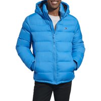 Chaqueta Tommy Hilfiger Para Hombre, Con Capucha, Acolchada, Color Azul Brillante, Xxl