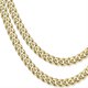 thumbnail image 2 of Collar JAXXON de Oro 14k Chapado, Eslabón Cubano de 8mm, 56cm, 2 of 5
