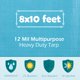 thumbnail image 2 of Tarp Teal Elite, resistente al agua, 2,4 x 3 m, color azul, 2 of 7