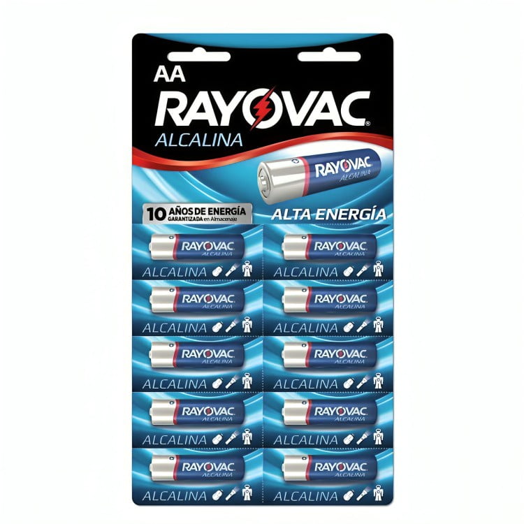 Rayovac - Pila Alcalina Rayavac Aa X10