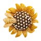 thumbnail image 1 of Sun Flower Lapel Pin Adorno Joyas Accesorios Decorativos Amarillo, 1 of 5