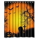 thumbnail image 1 of Cortina de ducha con diseño de Halloween, juego de cortinas de baño con ganchos, tamaño 60 x 72 pulgadas, 1 of 3