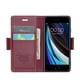 thumbnail image 3 of CaseMe tipo cartera iPhone SE 2020/2022 con cierre magnético, RFID, tarjetero, soporte, carga inalámbrica, 3 of 5