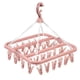 thumbnail image 1 of Secador De Ropa Plegable Secador De Ropa Interior Calcetines A Prueba De Viento 32 Clavijas Rosa, 1 of 3