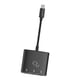 thumbnail image 2 of Adaptador 3 En 1 Reemplazar Piezas Adaptador De Audio Resistente Para Juegos Escuchar Música Cable Negro, 2 of 3