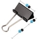 thumbnail image 3 of 10 clips plegables de 51 mm para papel, color negro, 3 of 5