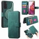 thumbnail image 1 of Funda Billetera Magnética para Samsung Galaxy S20 FE Soporte Tarjetas Desmontable Verde, 1 of 6