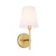 thumbnail image 5 of Aplique de pared HDE Cason 1 luz latón/blanco 31 cm, 5 of 6