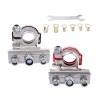 Magideal - Conector De Terminal De Batería Conector De Abrazadera Conector De Batería De Coche Conectores De Terminal De Batería Para Automóvil