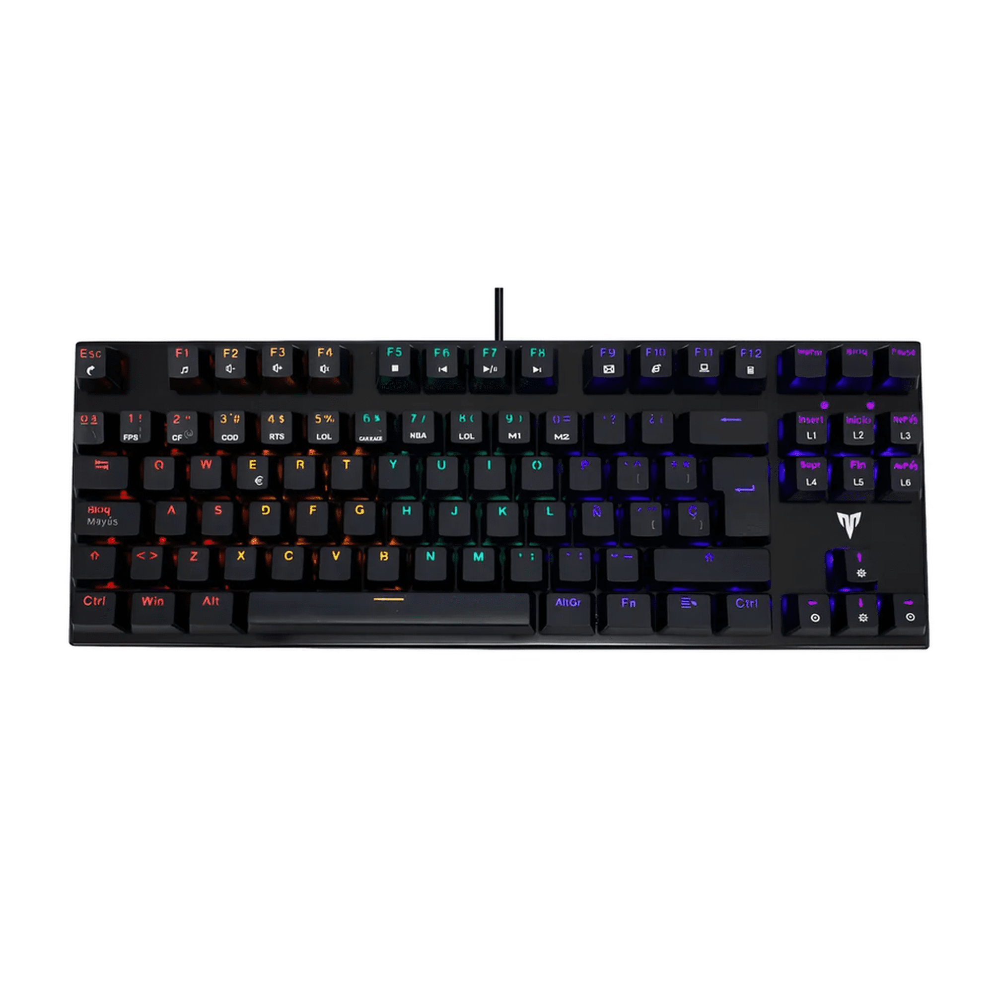 Genérico - Teclado Mecánico Targa Jupiter 250 Negro