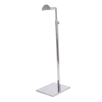 Ioensy - Soporte De Exhibición De Bolso De Metal De Altura Ajustable Para Windows, Mesa, Venta Al Por Menor, Cuadrado, Plateado