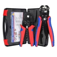 Partyglobos - Crimpeadora Alicate Prensa Pelacable + 1200 Terminales Profesional