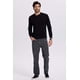 thumbnail image 4 of Polera Hombre Tres Botones Negro, 4 of 4