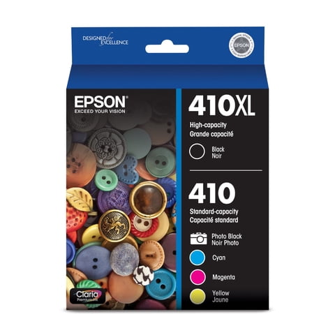 Paquete Combinado De Cartuchos De Tinta Epson 410 Claria Premium T410Xl-Bcs