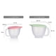 thumbnail image 3 of Set de jarras Tupperware Classic Mix-N-Store verde menta/rosa, 3 of 8