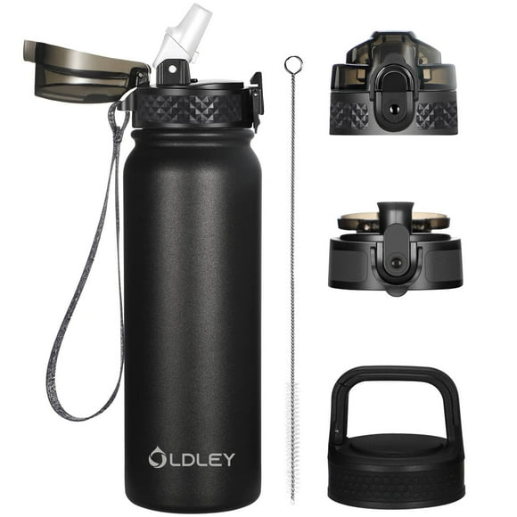Botella de Agua Oldley Aislada 590ml Negra